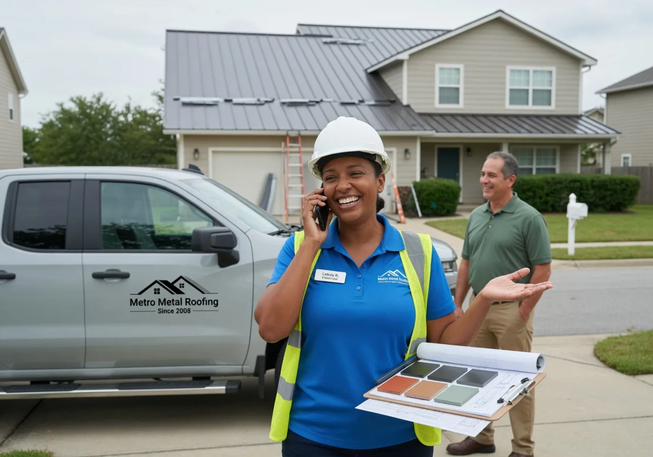 Storm Damage Metal Roof Repair in Bellefontaine, MS